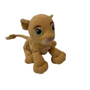 Disney Lion King Nala Sitting Plush Bean 6" Tan Stuffed Animal Toy